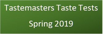 Tastemasters Spring 2019 
